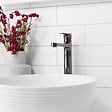 SWISS AQUA TECHNOLOGIES - Swiss Aqua Technologies SAT DARK Mitigeur XL pour lavabo avec levier, Gun metal (SATBSDA285P) - vignette