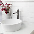 SWISS AQUA TECHNOLOGIES - Swiss Aqua Technologies SAT DARK Mitigeur XL pour lavabo avec levier, Gun metal (SATBSDA285P) - vignette