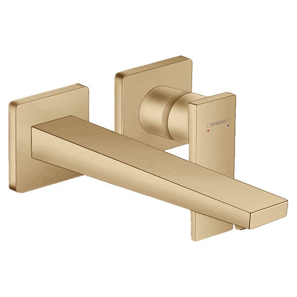 HANSGROHE - Hansgrohe Metropol Mitigeur de lavabo encastré mural, bec 225mm, poignée manette, bonde à écoulement libre (32526140) - large