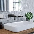 HANSGROHE - Hansgrohe Metropol Mitigeur de lavabo encastré mural, bec 225mm, poignée manette, bonde à écoulement libre (32526140) - vignette