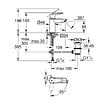 GROHE - START Mitigeur Monocommande de lavabo, Avec vidage, Taille S,  Chrome (G-31137002) - vignette