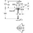 GROHE - BauLoop Mitigeur Lavabo avec cartouche 28mm, Chrome (23337000) - vignette