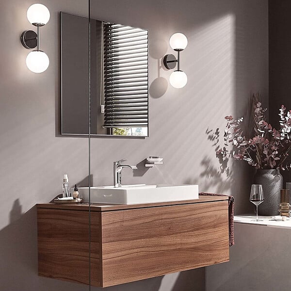 HANSGROHE - Hansgrohe Vivenis Mitigeur de lavabo 110 sans tirette ni vidage, chromé (75022000) - large