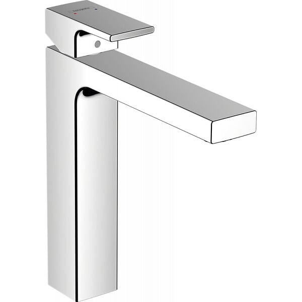 HANSGROHE - Hansgrohe Vernis Shape Mitigeur de lavabo ComfortZone 190 avec cartouche céramique, Chrome (HG-71591000) - large