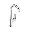 HANSGROHE - Hansgrohe Logis 210 Mitigeur lavabo bec haut sans tirette ni vidage, chromé (71131000) - vignette
