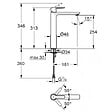 GROHE - Lineare, mitigeur monocommande lavabo taille XL, Hard Graphite brossé (23405AL1) - vignette
