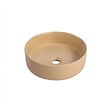 CERAMIA - Ceramia Vasque à poser ronde 36 cm hauteur 12,5 cm sans trop-plein moka mat PixL (CEPX3636MOM) - vignette