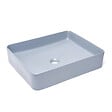 SWISS AQUA TECHNOLOGIES - Swiss Aqua Technologies Infinitio Vasque à poser 50 x 40 x 11 cm, sans trop-plein, Bleu foncé mat (SATINF5040DBLM) - vignette