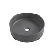 CERAMIA - Ceramia Vasque à poser ronde 36 cm hauteur 12,5 cm sans trop-plein gris mat PixL (CEPX3636GM) - vignette