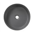 CERAMIA - Ceramia Vasque à poser ronde 36 cm hauteur 12,5 cm sans trop-plein gris mat PixL (CEPX3636GM) - vignette