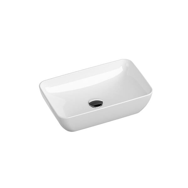 RAVAK - Ravak Uni Vasque à poser 50 x 31 cm sans trop plein, Blanc (XJX01150001) - large
