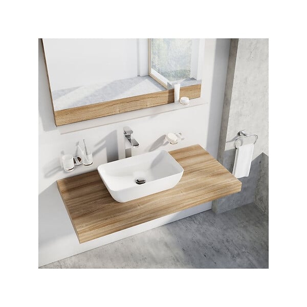 RAVAK - Ravak Uni Vasque à poser 50 x 31 cm sans trop plein, Blanc (XJX01150001) - large