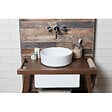 SWISS AQUA TECHNOLOGIES - Swiss Aqua Technologies lot de 6 vasques à poser Infinitio 36 x 36 x 12 cm sans trop-plein, blanc brillant (SATINF3636-GVP06) - vignette