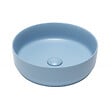 SWISS AQUA TECHNOLOGIES - Swiss Aqua Technologies Vasque à poser Infinitio 39 x 39 x 12 cm sans trop-plein, bleu mat (SATINF3939LBLM) - vignette