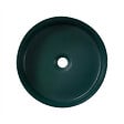 CERAMIA - Ceramia Vasque à poser ronde 36 cm hauteur 12,5 cm sans trop-plein vert mat PixL (CEPX3636GEM) - vignette