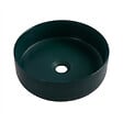 CERAMIA - Ceramia Vasque à poser ronde 36 cm hauteur 12,5 cm sans trop-plein vert mat PixL (CEPX3636GEM) - vignette