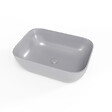 SWISS AQUA TECHNOLOGIES - Swiss Aqua Technologies Infinitio Vasque à poser 45,5 x 32,5 x 13,5 cm, sans trop-plein, Gris mat (SATINF4532LGRM) - vignette