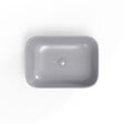 SWISS AQUA TECHNOLOGIES - Swiss Aqua Technologies Infinitio Vasque à poser 45,5 x 32,5 x 13,5 cm, sans trop-plein, Gris mat (SATINF4532LGRM) - vignette