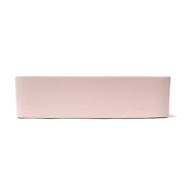 SWISS AQUA TECHNOLOGIES - Swiss Aqua Technologies Infinitio Vasque à poser 50 x 40 x 11 cm, sans trop-plein, Rose mat (SATINF5040PM) - large