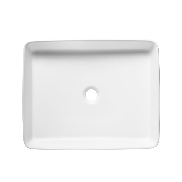 SWISS AQUA TECHNOLOGIES - Swiss Aqua Technologies Infinitio Vasque à poser 50 x 40 x 11 cm, sans trop-plein, Blanc mat (SATINF5040M) - large