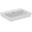 IDEAL STANDARD - Lavabo suspendu en grès fin 60 x 46 cm, avec trou pour robinet et trop-plein, blanc, Ideal Standard Connect Air (E029801) - vignette