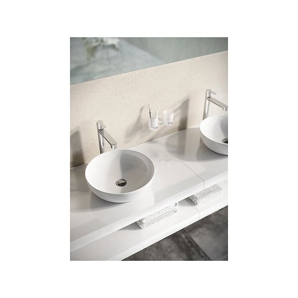 RAVAK - Ravak Uni Vasque à poser 40x40 cm sans trop plein, Blanc (XJX01140003) - large