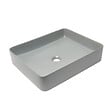 SWISS AQUA TECHNOLOGIES - Swiss Aqua Technologies Infinitio Vasque à poser 50 x 40 x 11 cm, sans trop-plein, Gris mat (SATINF5040LGRM) - vignette