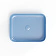SWISS AQUA TECHNOLOGIES - Swiss Aqua Technologies Infinitio Vasque à poser 50x39 cm, sans trop-plein, Bleu mat (SATINF5039LBLM) - vignette