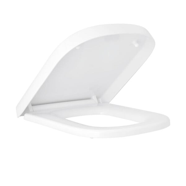 GROHE - Grohe Euro Ceramic Abattant WC déclipsable Duroplast, charnières en acier inoxydable, blanc (G39331002) - large