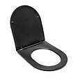 SWISS AQUA TECHNOLOGIES - Swiss Aqua Technologies Infinitio Abattant frein de chute, Noir mat (SATINFPBKM) - vignette