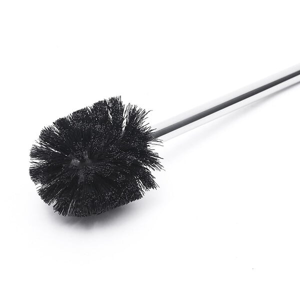 OPTIMA - Optima Hombre Brosse de toilette en polyrésine et bois de bambou, Noir (HOM37) - large