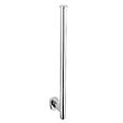 OPTIMA - Cube Way Porte-papier toilette mural en laiton, Chrome (SPI28) - vignette