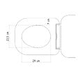 IDEVIT - Abattant Havana softclose slim (HA030S) - vignette