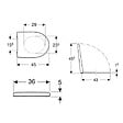 GEBERIT - Geberit iCon Abattant WC SoftClose, blanc (501.660.01.1) - vignette