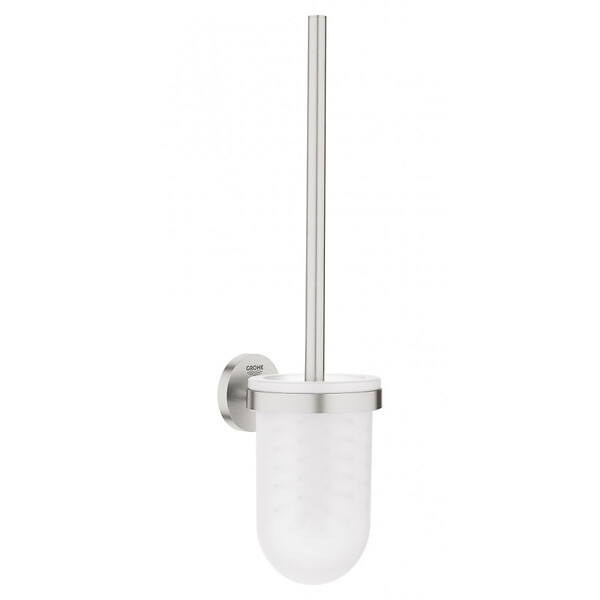 GROHE - Essentials Porte-balai de WC, Supersteel (40374DC1) - large