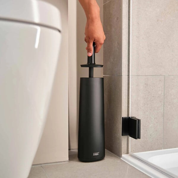 JOSEPH JOSEPH - Joseph Joseph Flex™ 360 brosse WC anti gouttes, noir mat (70597) - large