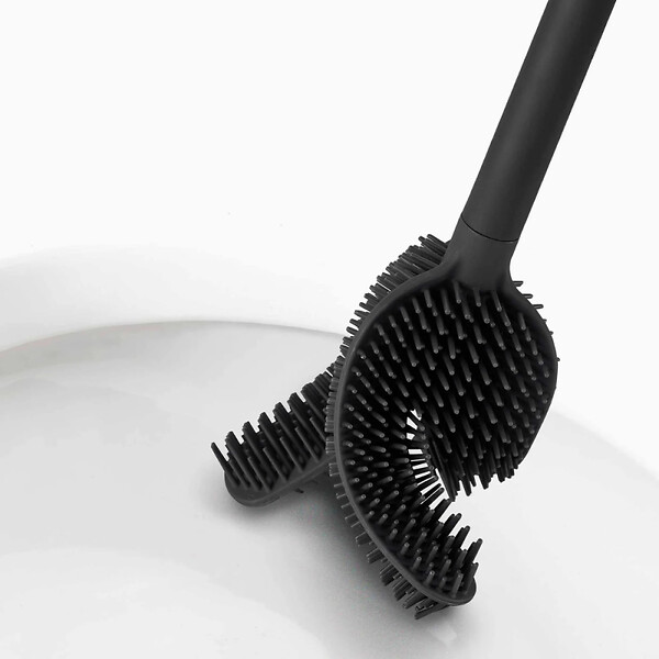 JOSEPH JOSEPH - Joseph Joseph Flex™ 360 brosse WC anti gouttes, noir mat (70597) - large