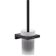 HANSGROHE - Hansgrohe AddStoris Set Brosse de toilette murale + Porte-papier toilette mural avec tablette, Noir mat (41752670-Addstoris) - vignette
