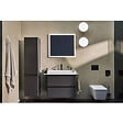 HANSGROHE - Hansgrohe AddStoris Set Brosse de toilette murale + Porte-papier toilette mural avec tablette, Noir mat (41752670-Addstoris) - vignette