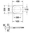 DURAVIT - Abattant pour WC Softclose - Avec amortisseur - vignette