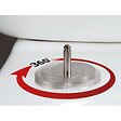 IDEVIT - Abattant WC à fermeture douce Softclose adaptable sur la plupart des cuvettes, blanc (EASY2244) - vignette