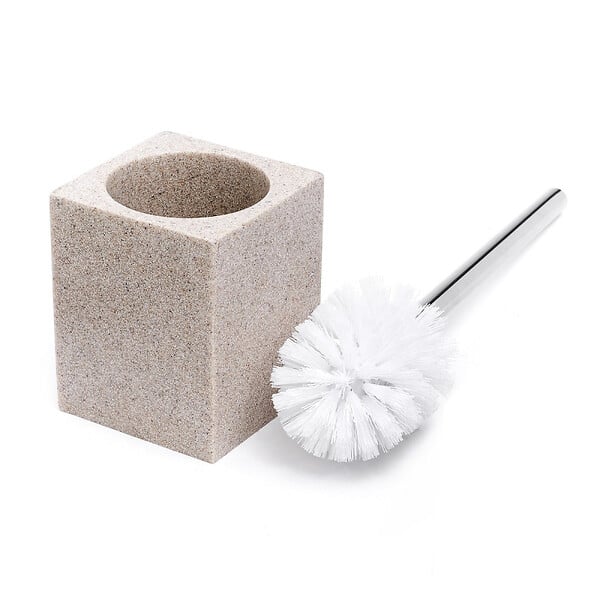 OPTIMA - Supera Brosse de toilette en polyrésine, Sable (SUP37) - large