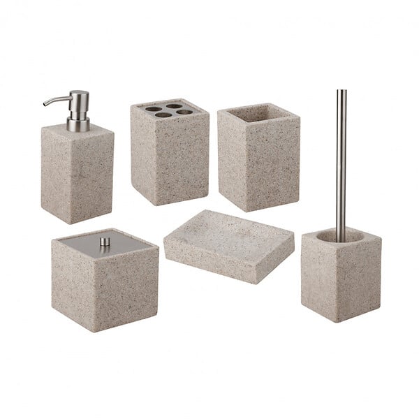 OPTIMA - Supera Brosse de toilette en polyrésine, Sable (SUP37) - large