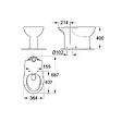 GROHE - Grohe Bau Ceramic Cuvette WC à poser, blanc alpin - vignette
