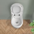 VILLEROY & BOCH - Villeroy & Boch Slim Softclosing  Abattant amovible avec frein de chute pour cuvette arceau, Duroplast (8M30S101) - vignette