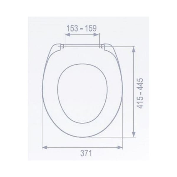 LIVEA - LIVEA Abattant WC thermoplastique, Blanc (UniversalSeat) - large