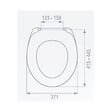 LIVEA - LIVEA Abattant WC thermoplastique, Blanc (UniversalSeat) - vignette
