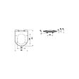 LAUFEN - Laufen Pro SLIM, abattant WC, Blanc (H8989660000001) - vignette