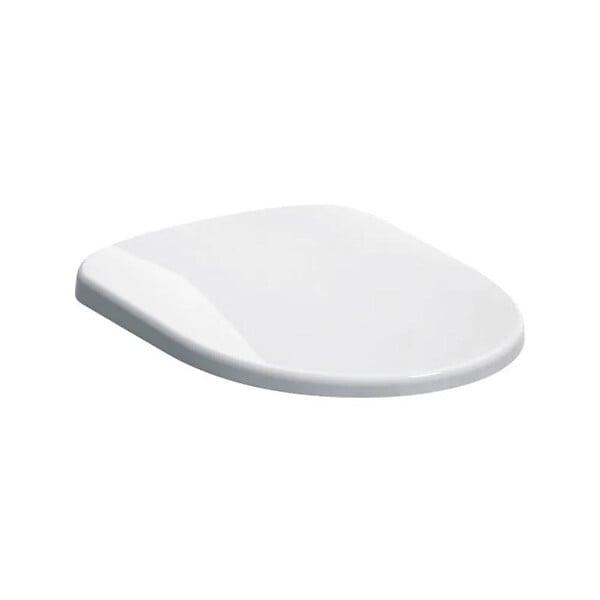 GEBERIT - Geberit Selnova Abattant de WC avec frein de chute en Duroplast, Blanc (500.335.01.1) - large