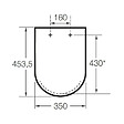 ROCA - Roca The Gap abattant WC SoftClose en Duroplast, surface antibactérienne, blanc (A80147200B) - vignette